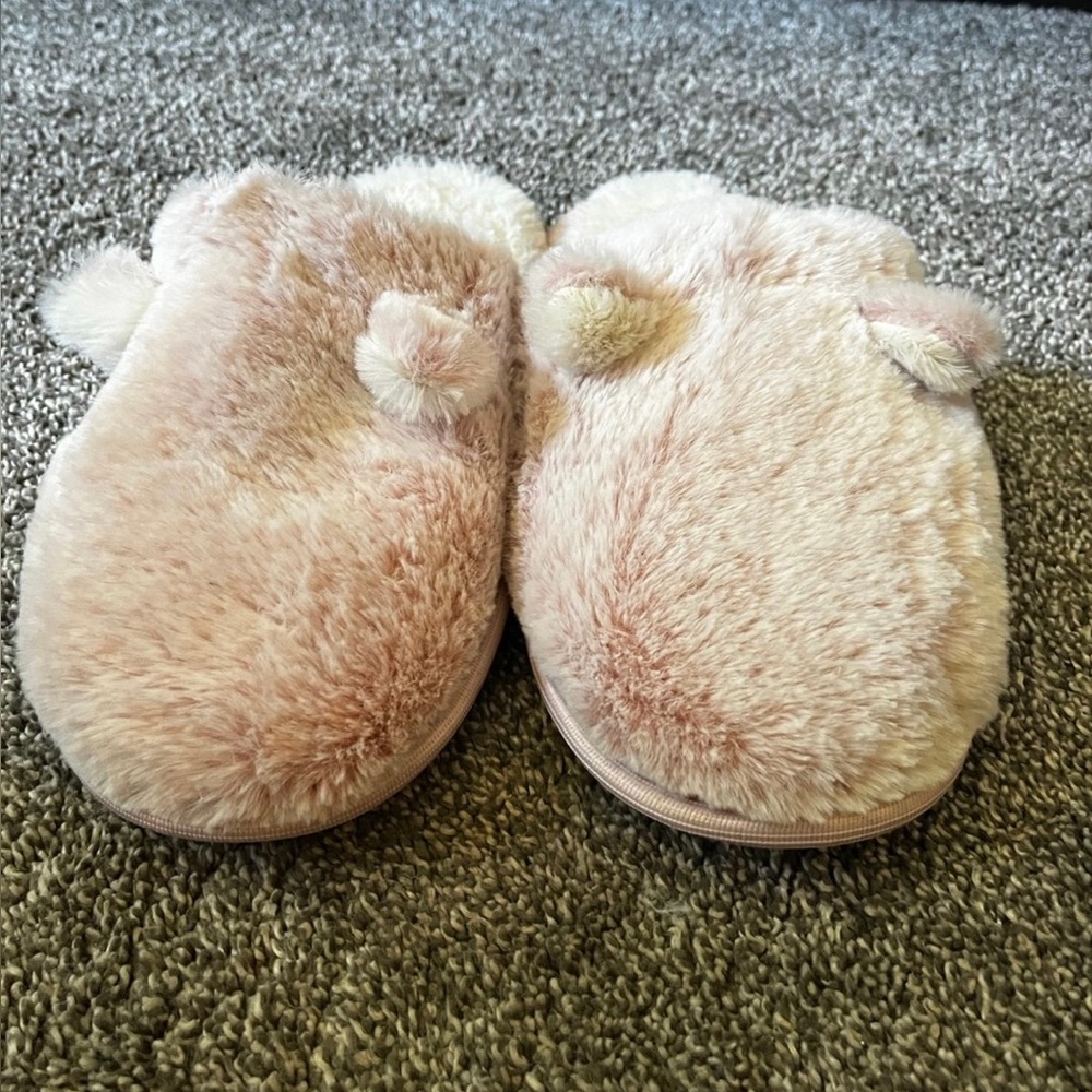 Pink eared slippers
